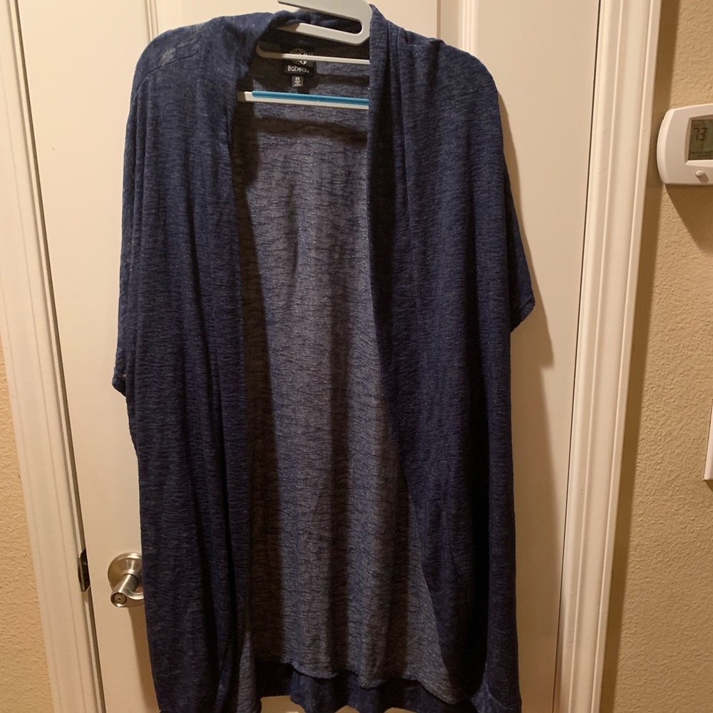 Bobeau Navy Cardigan